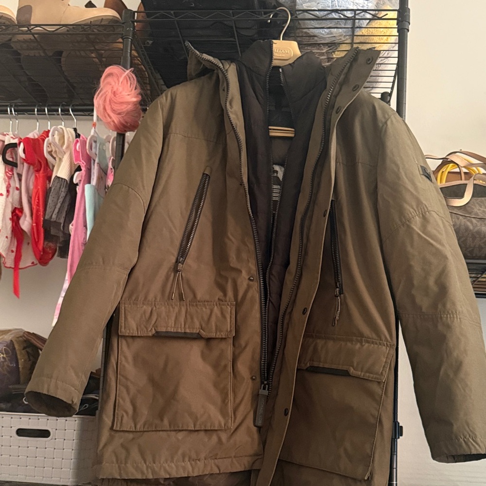 Michael Kors Khaki Military Field Jacket